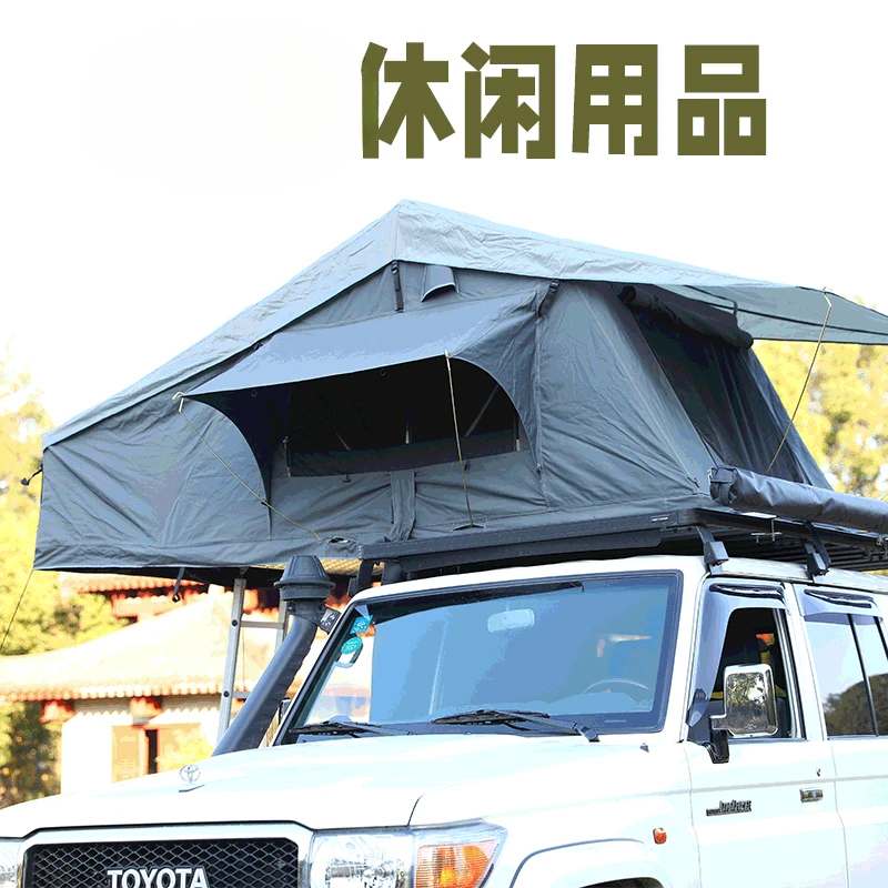 Roof tent manufacturers directly supply cross-border new products and quickly open 100% waterproof awning, and the amount of car