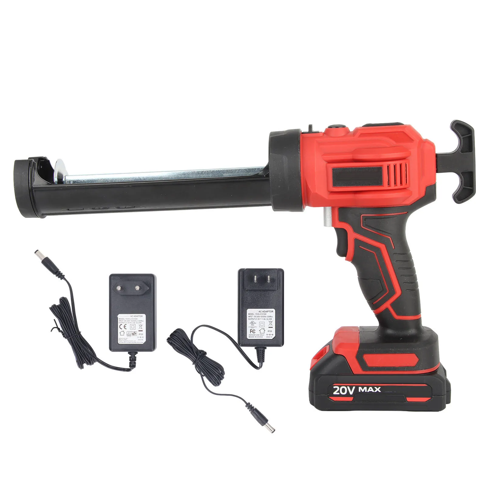 

Battery Operated Caulk Gun Cordless Caulking Gun Battery Operated Electric Caulk Gun With LED Light for 10OZ Sealant Cartridges