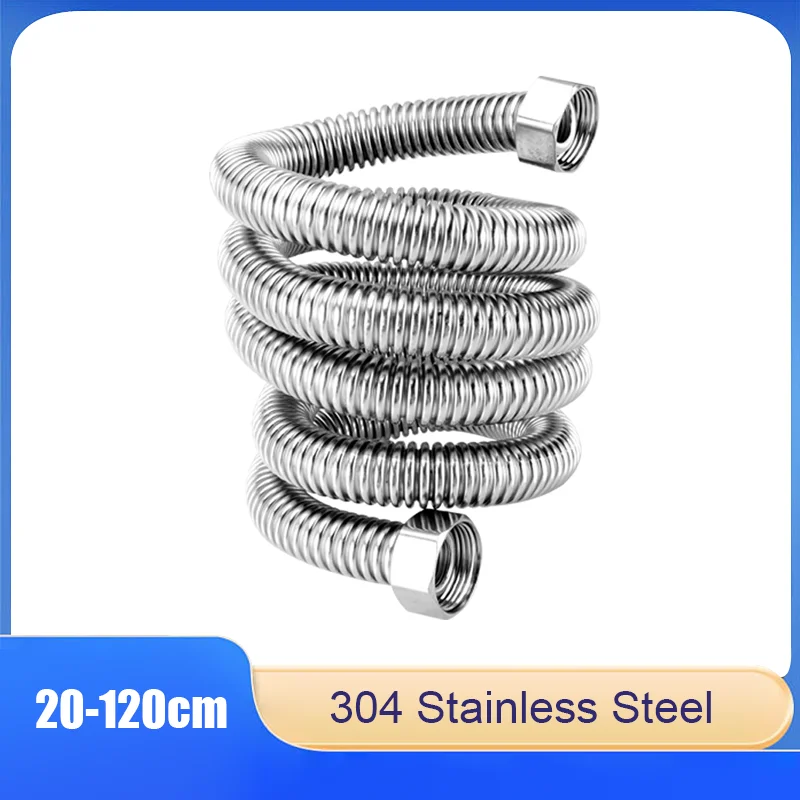 

6 points Corrugated Pipe with Reinforced 304 Stainless Steel Water Pipe, High-Temperature Resistant and Explosion-Proof