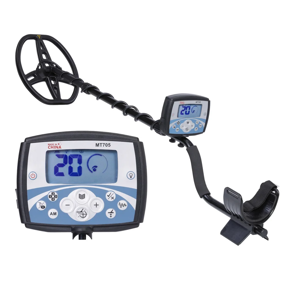 Imagem -02 - Sensibilidade Waterproof Gold Detector Detector de Metais Profissional Identificar Caçador de Tesouro Subterrâneo Mt705 Alta
