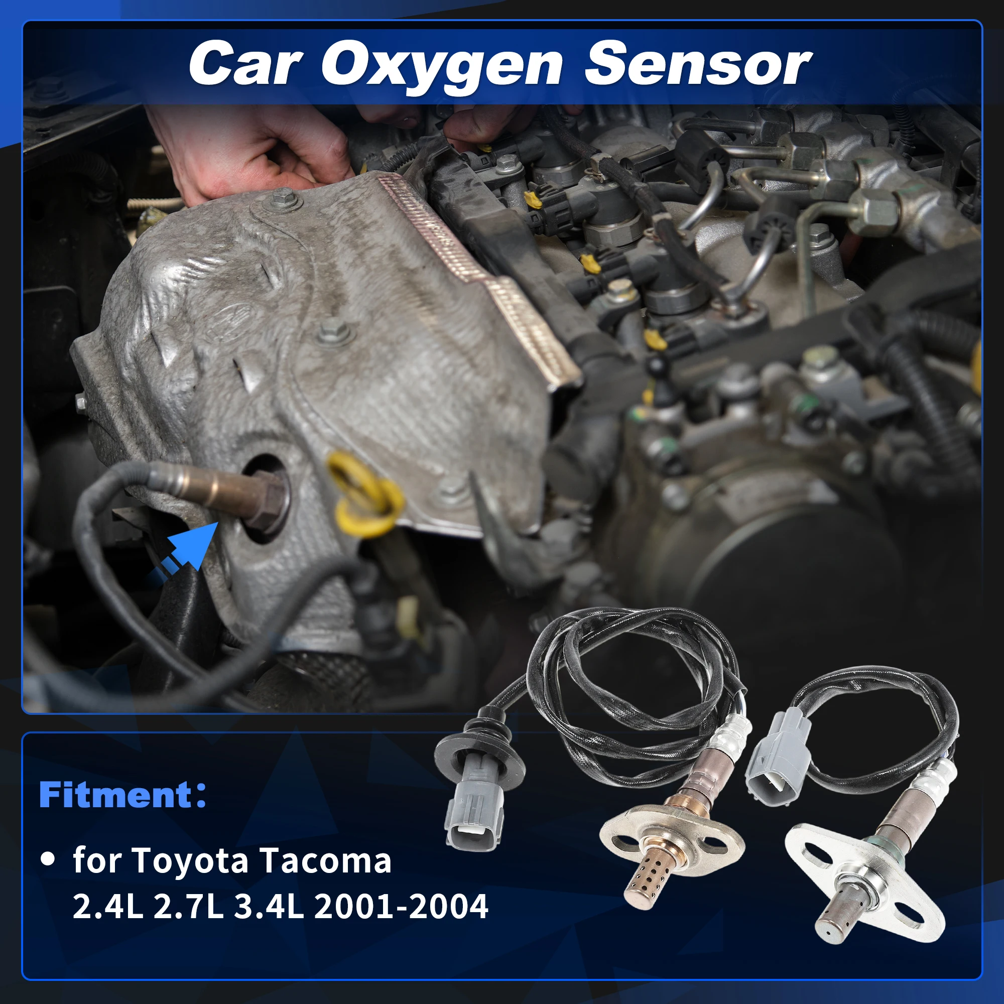 UXCELL Upstream & Downstream Oxygen Sensor for Toyota Tacoma 2.4L 2.7L 3.4L 01-04 2 pcs