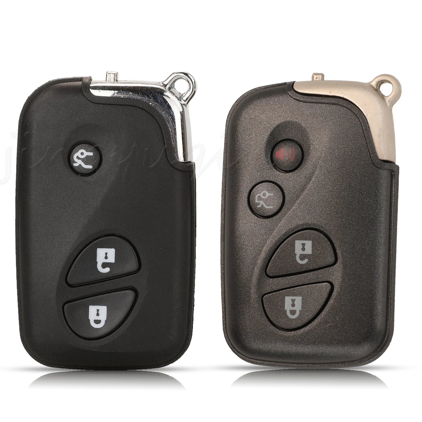 jingyuqin 3/4 Buttons Replacement Remote Car Key Shell Case Fob For LEXUS IS250 ES350 GS350 LS460 GS