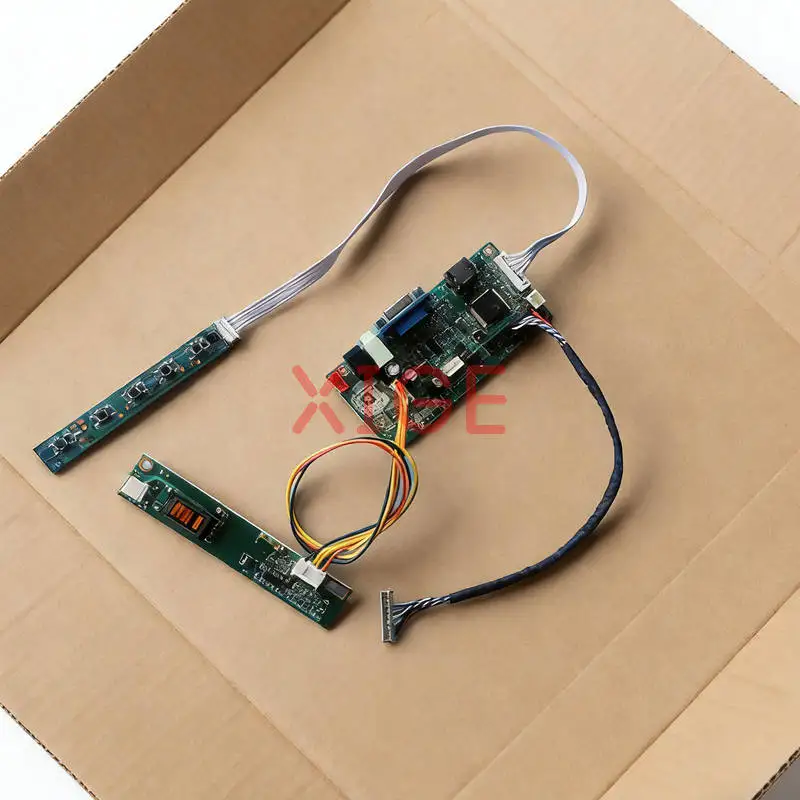 

For UB141X01 N141X101 N141X201 N141X5 LCD Display Controller Drive Board Kit DIY LVDS 20-Pins 1-CCFL 1024x768 HDMI+VGA 1024*768