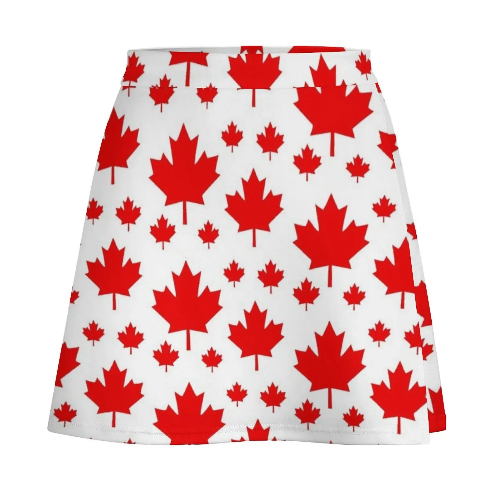 Canada Maple Leaf Flag Emblem Mini Skirt extreme mini dress clothes for women Summer dress Mini Skirt