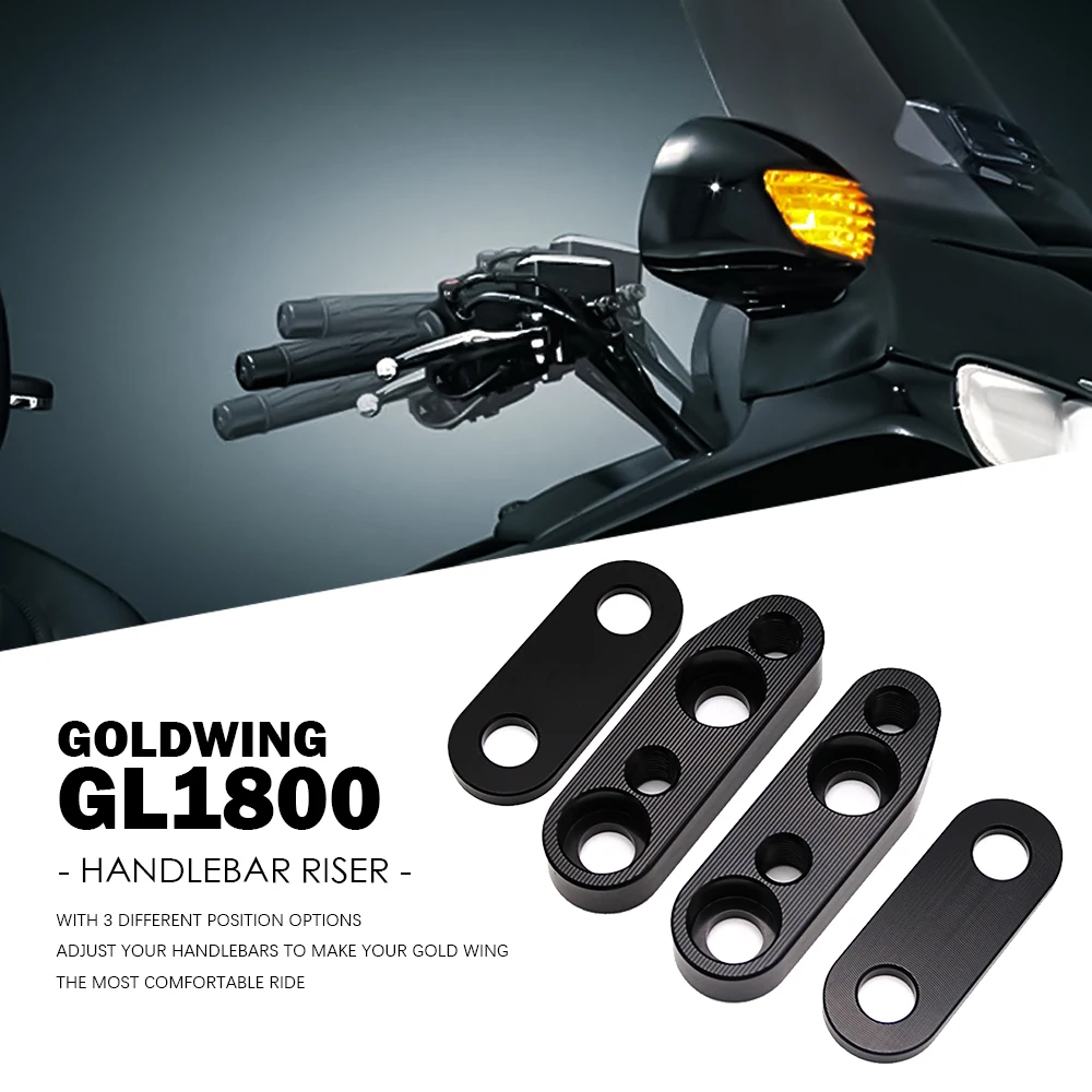 

Motorcycle Handlebar Risers for Honda Goldwing GL1800 Accessories GL 1800 Parts F6B 2001-2017 Bar Clamps Adapter GL1800B