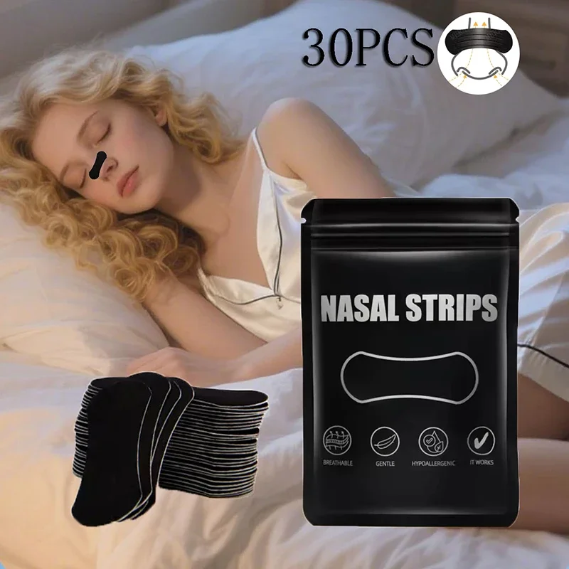 

30/60/90/150PCS Anti Snoring Nasal Strips Reduce Snoring Nose Patch Sleeping Patch Product Easier Breath Sleep Aid Decive