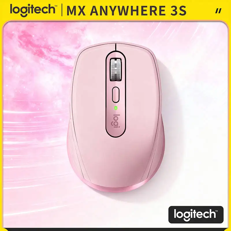 

Компактная мышь Logitech MX Anywhere 3S, эргономичный дизайн, перезаряжаемая, с быстрым прокруткой для портативных ПК Mac