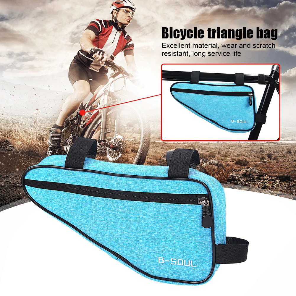 Mountain Bike Triangular Storage Bag Road Cycling Front Frame Pouch Bag MTB Bike Organizer Pouch Bicycle Accessories