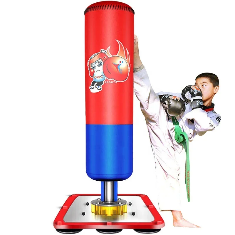 Wholesale Customized 1 Piece Water Free Sand Free Soft Stand Boxing Punching Bag for Kids