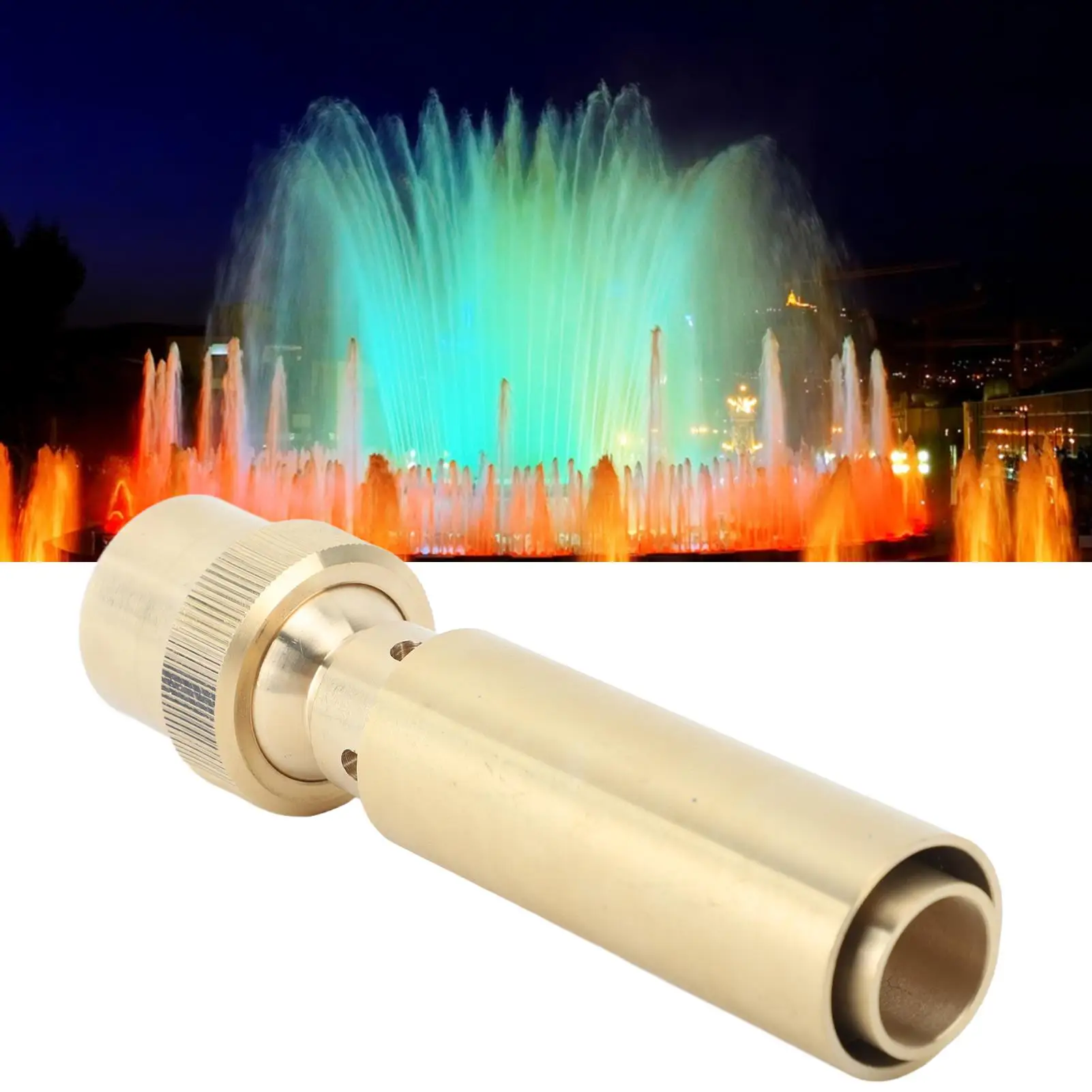 Durable Garden Fountain Nozzle - Strong Spray Head for courtyards & Outdoor Spaces