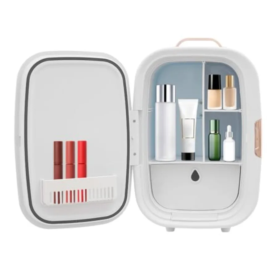 Mini Skincare Fridge 12L/12.68Qt Small Cosmetics Refrigerator Intelligent Constant Temperature Beauty Fridge for Cosmetic Stora