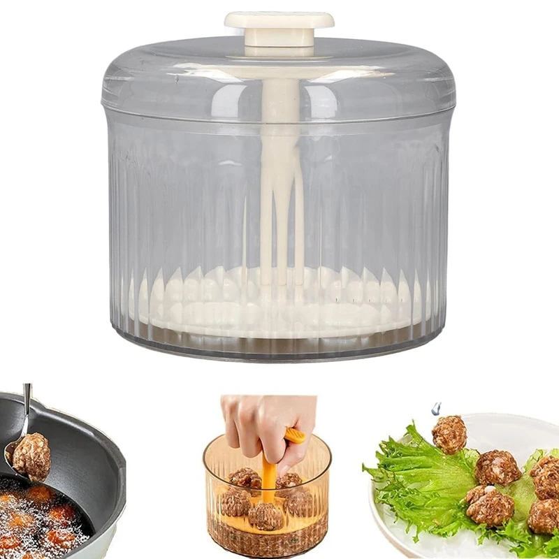 Manual Meatball Maker, Can Easily Make 5 Meatballs, Multifunctional Kitchen Gadget