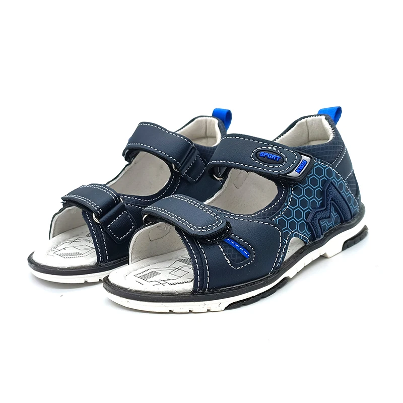 NEW 1pair Orthopedic Leather Children Sandals boy arch support shoes,Super Quality Kids Summer Shoes