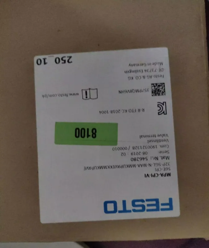 

1PC New Festo MPA-CPI-VI 546280 In Box Brand