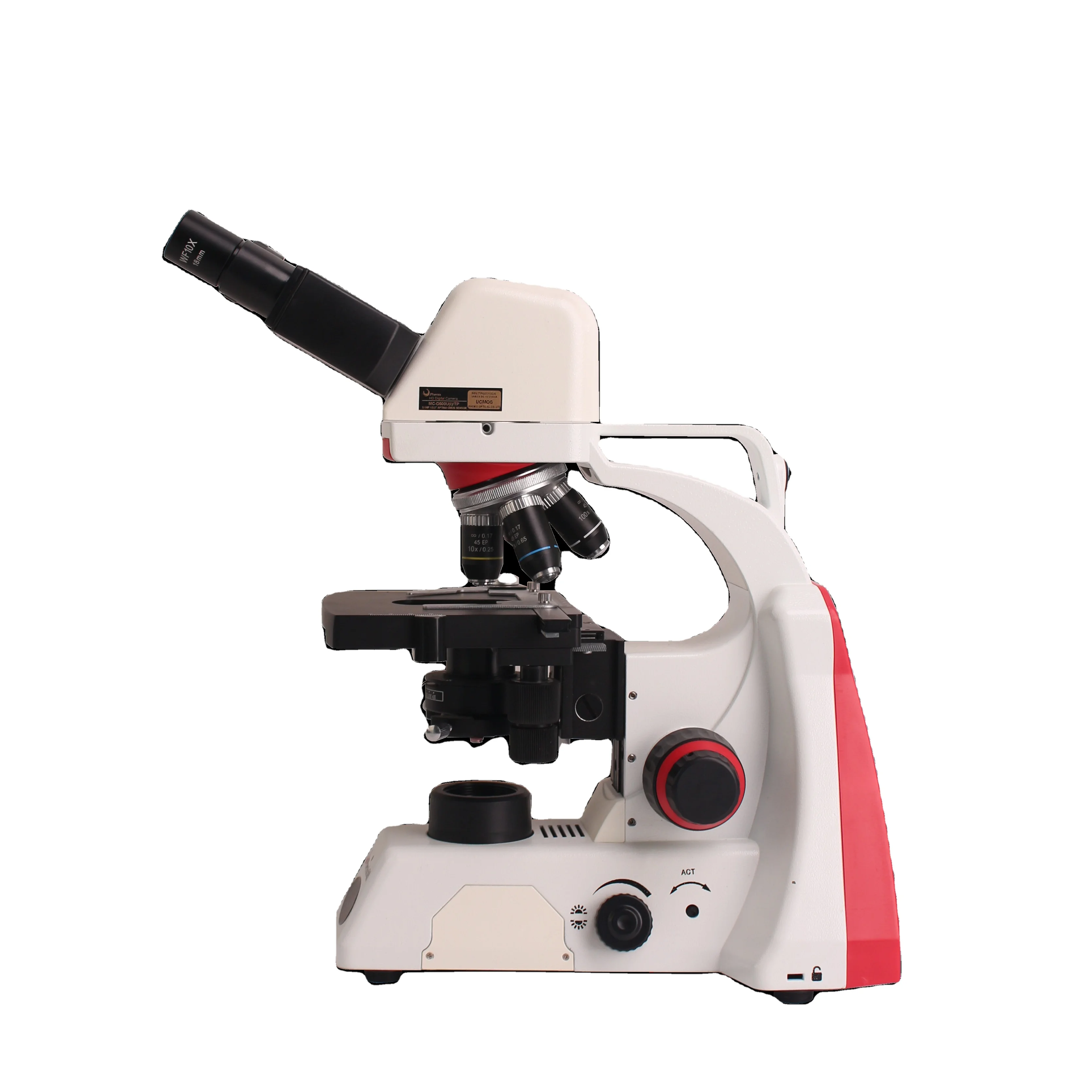 Phenix BMC100 40X-1000X Built-in 5MP  digital biological microscope usb digital for lab or hospital