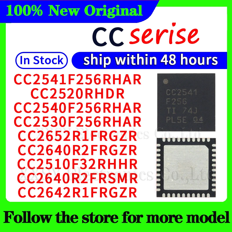 

CC2541F256RHAR CC2520RHDR CC2540F256RHAR CC2530F256RHAR CC2652R1FRGZR CC2640R2FRGZR CC2510F32RHHR CC2642R1FRGZR CC2640R2FRSMR