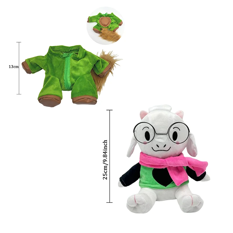 TreasuringU 2026 Neue Deltarunes Plüschtiere Kawaii Ralsei Plüsch-Stofftiere Tenna Puppe mit Wechselkleidung Geburtstagsgeschenke
