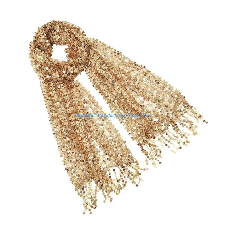 E56A Embroidered Shrug Shawl For Bride Headscarf Evening Dress Accessories