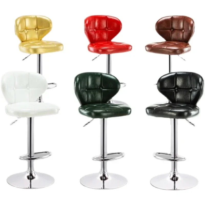 Bar Stools Kitchen Chair Nordic Gamer Barbershop High Luxury Barber Shop Chair Backrest Modern Sgabello Cucina Alto Design Stool