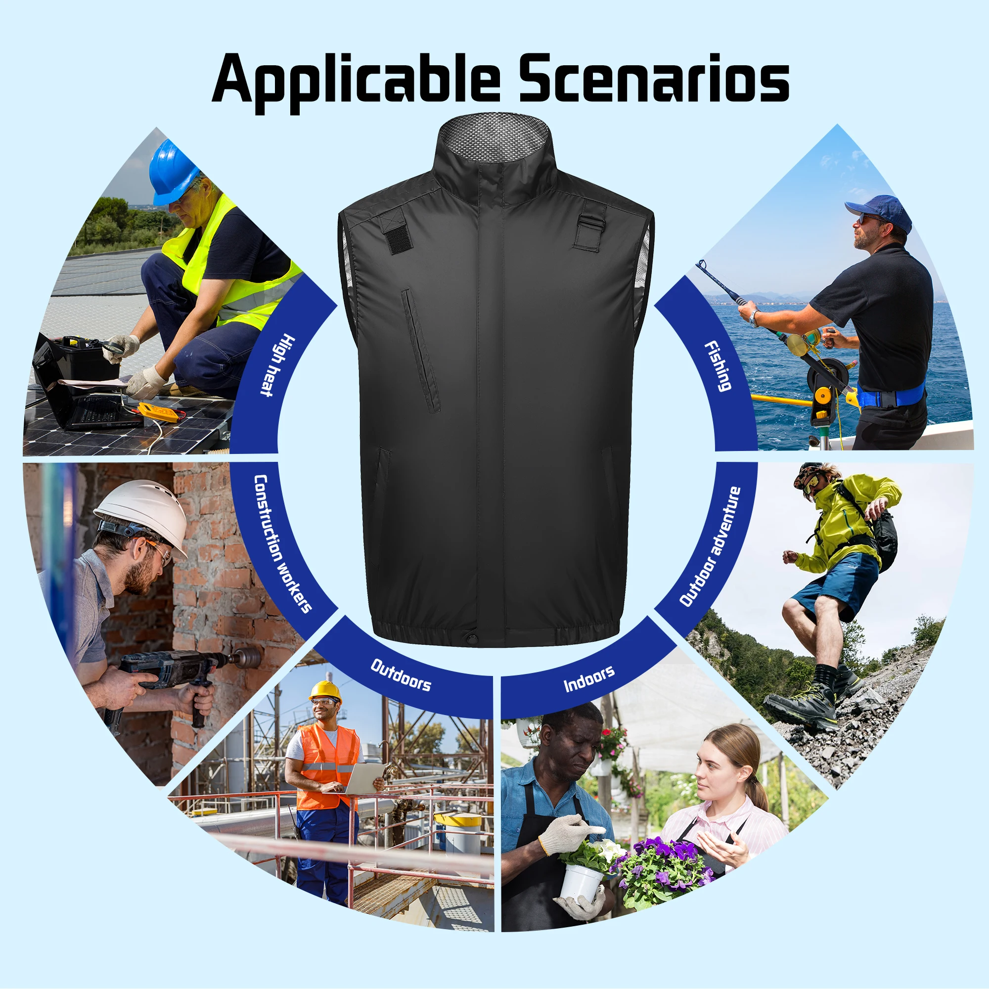 Охлаждающий жилет-вентилятор: – обзор и цена Outdoor Adventure Vest