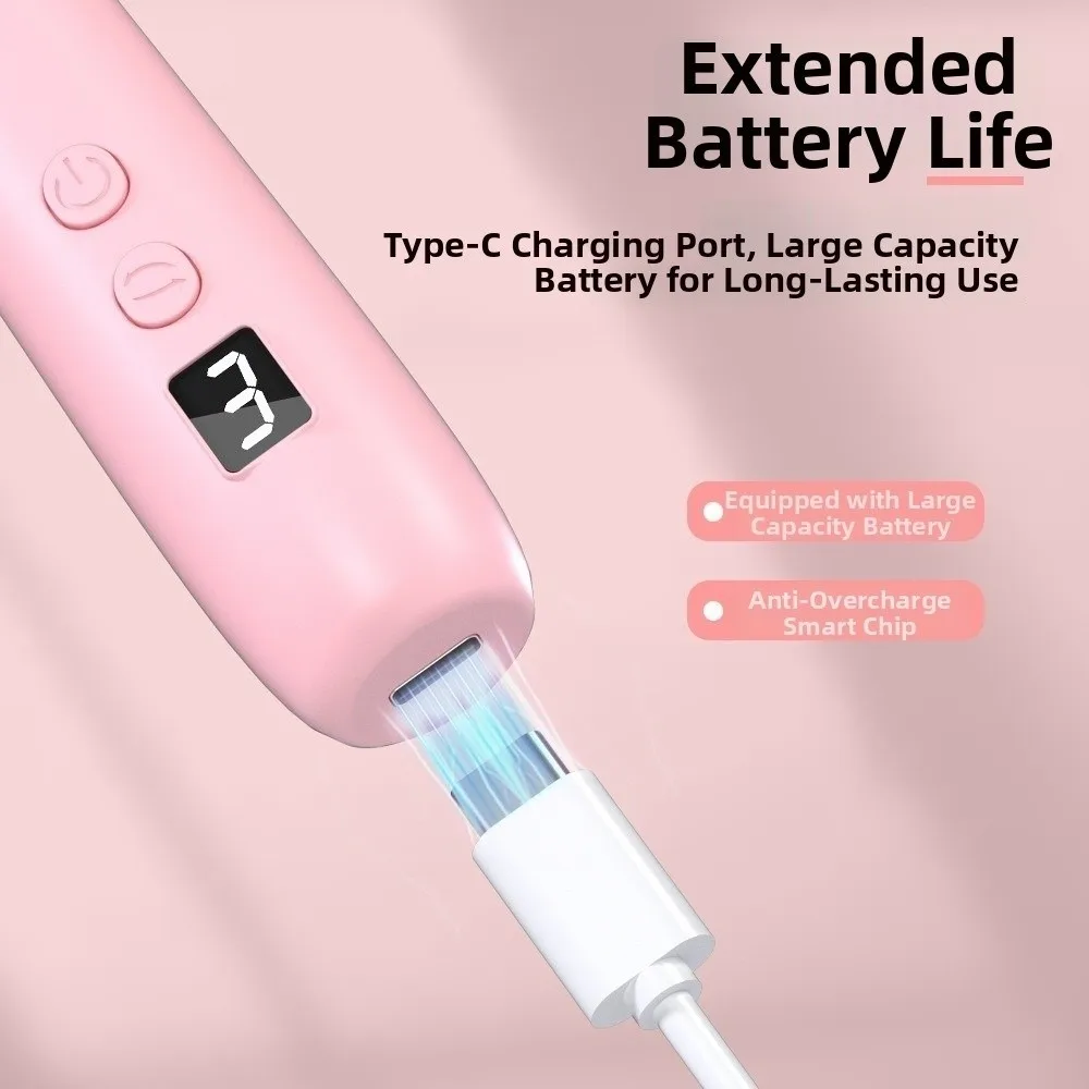 プロ仕様電動ネイルドリルマシン 多段階ギア 低騒音 マニキュアマシン 角質除去 研磨