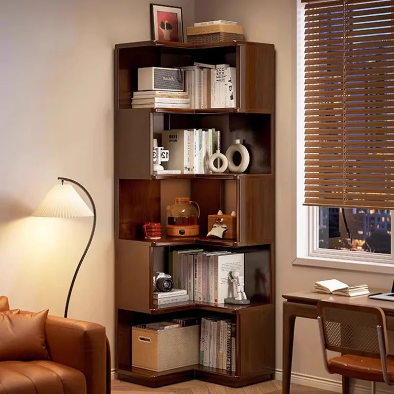 

Простая книжная полка, напольная полка, полка для гостиной, угловой книжный шкаф, шкаф для спальни