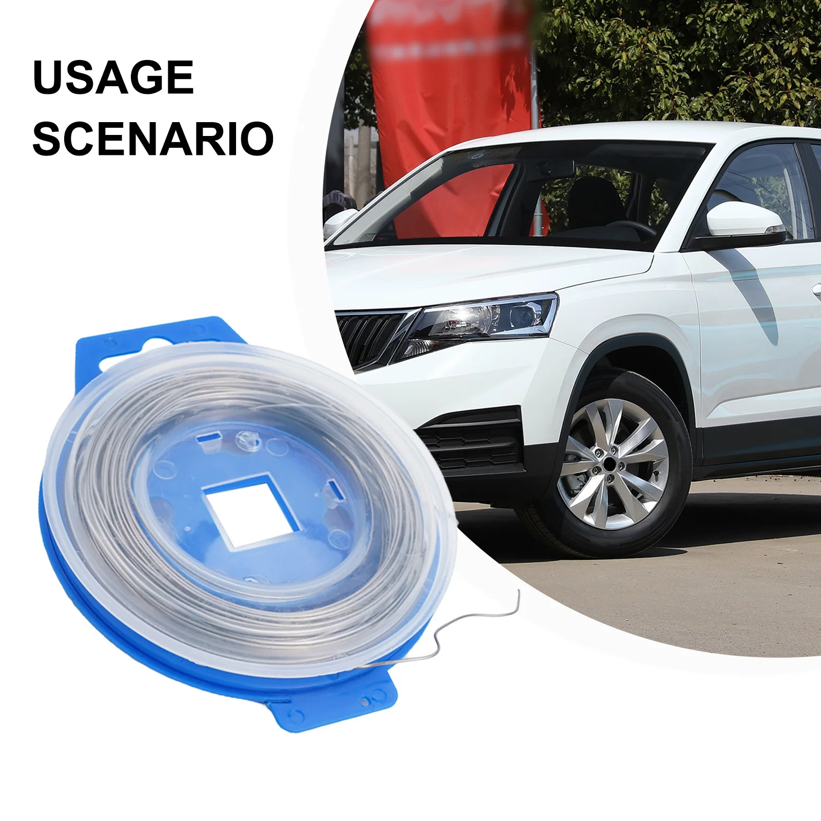 Stainless Safety Wire 50 Ft Roll Stainless Steel Annealed Air Craft Grade Safety Lock Locking Tie Motorcycle Car Accessories
