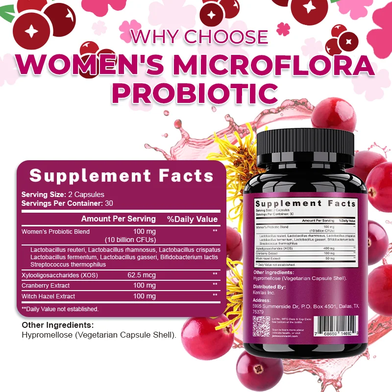 Women's Intimate Probiotic Moisture,Sensitivity Boost,Natural Climax Enhancer,Wetter, Softer, Closer Orgasmic Readines