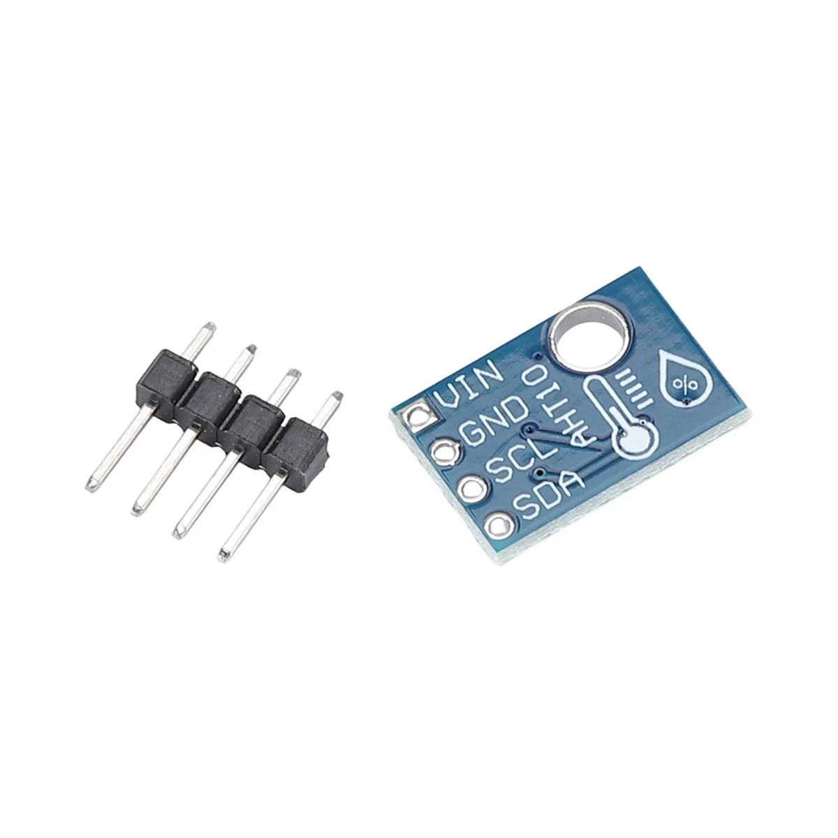 New 10PCS AHT10 High Precision Digital Temperature and Humidity Sensor Measurement Module I2C Communication Replace SHT20