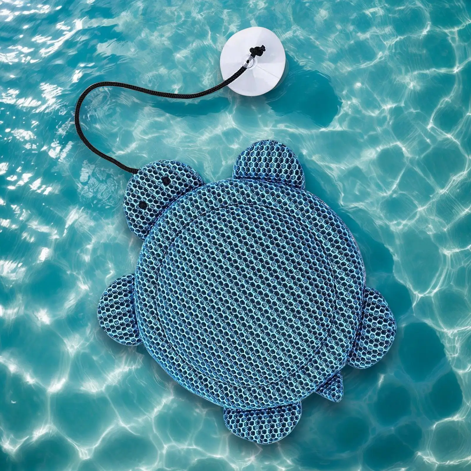 Schildkrötenförmige Wanne, Schaumabsorber, vielseitiger, wiederverwendbarer, waschbarer Whirlpool-Schwamm für die Spa-Reinigung im Schwimmbad, hält Wasser sauber