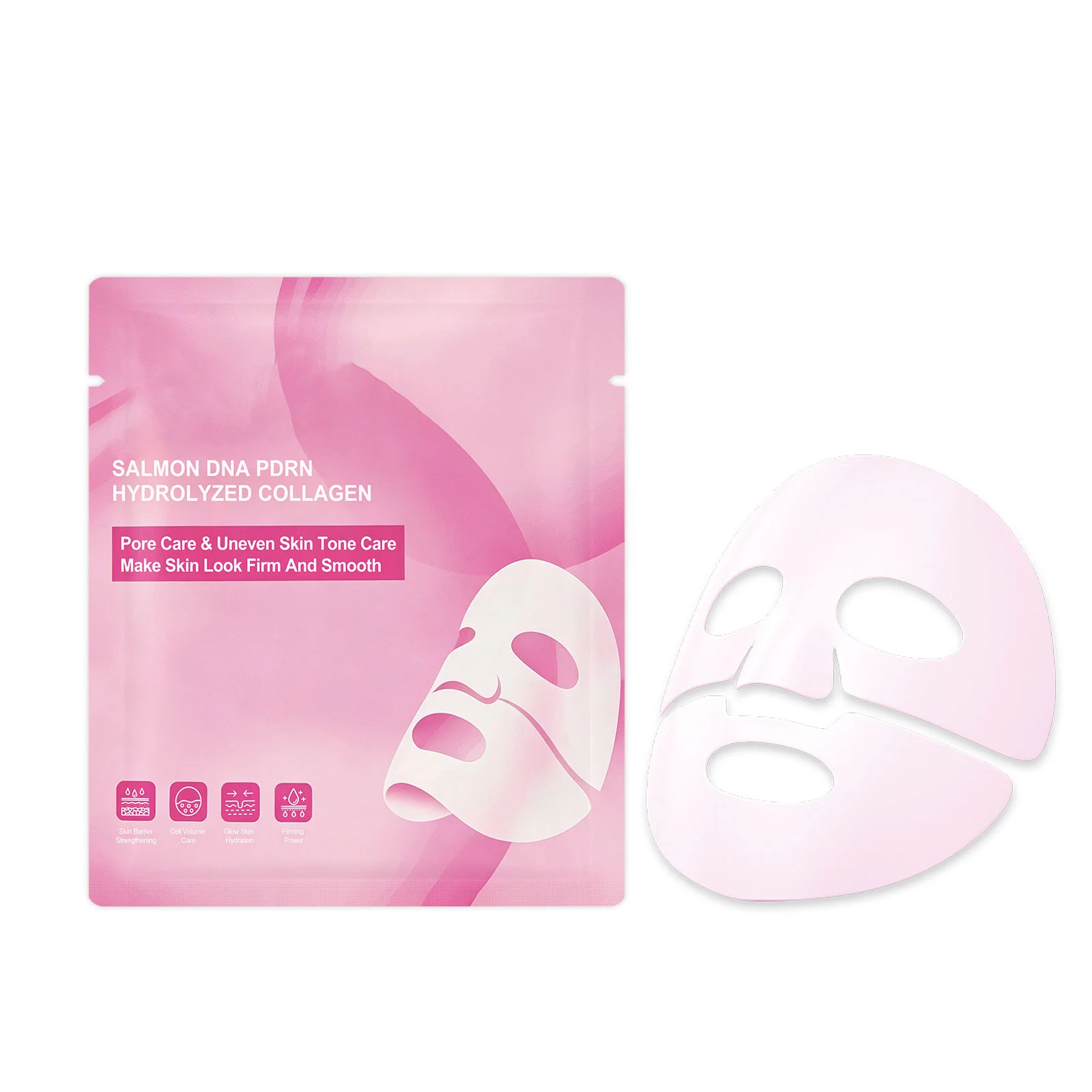 Salmon DNA PDRN Collagen Face Mask Improve Skin Elasticity Firming Smoothing Skin Improve Dullness Deep Hydration Facial Mask
