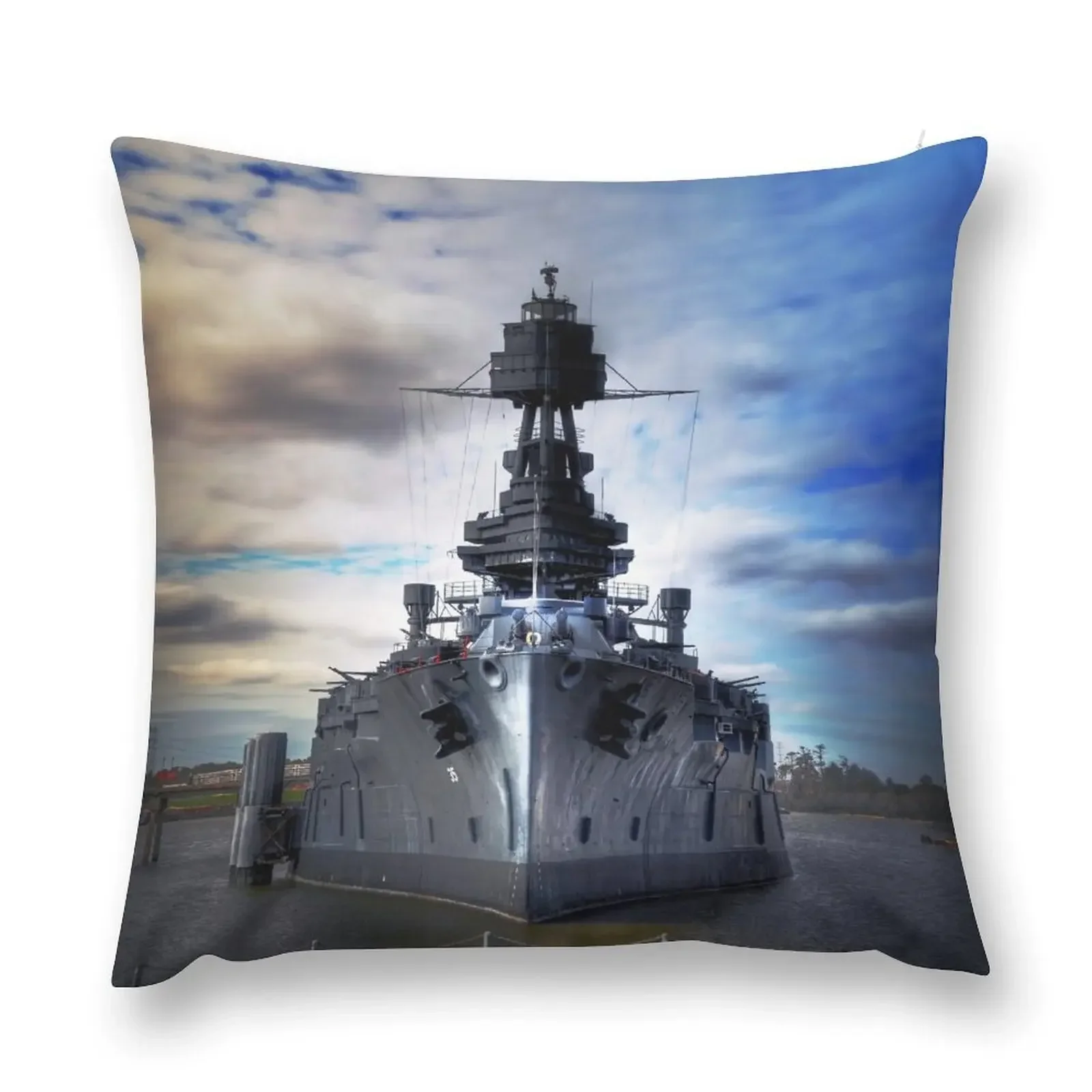 Battleship USS Texas Throw Pillow christmas supplies Couch Pillows luxury sofa pillows pillow