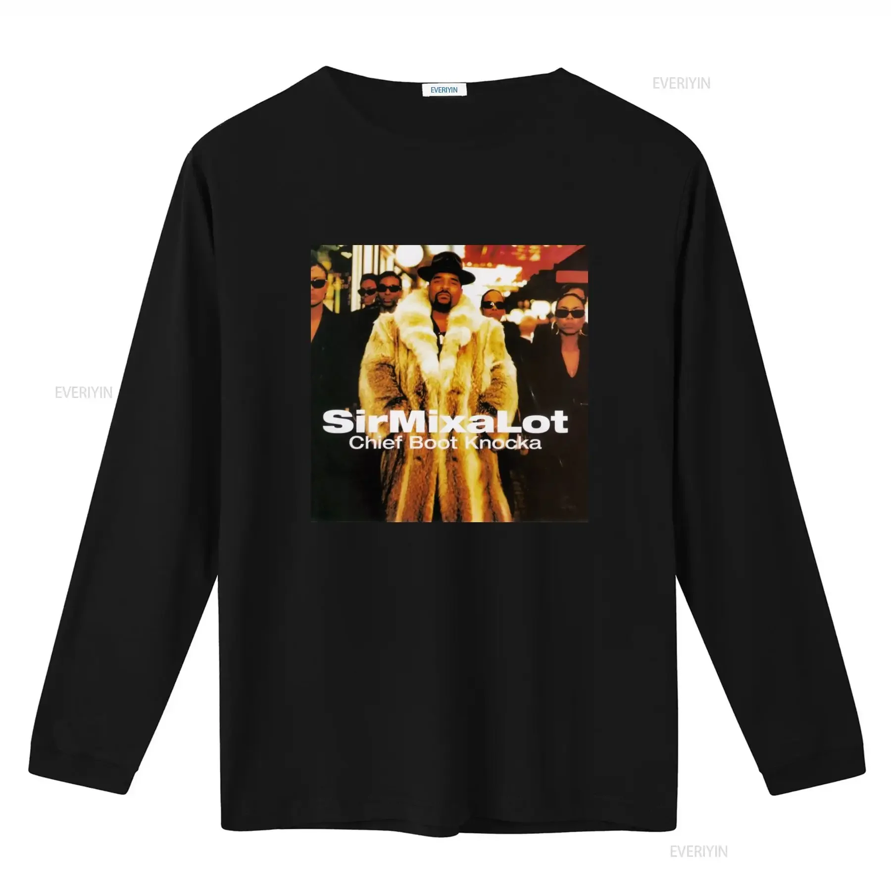 Sir Mix A Lot Chief Boot Knocka Vintage Style Adult T Shirt Retro Hip Hop Design for Streetwear Fashion vintage Washed homme