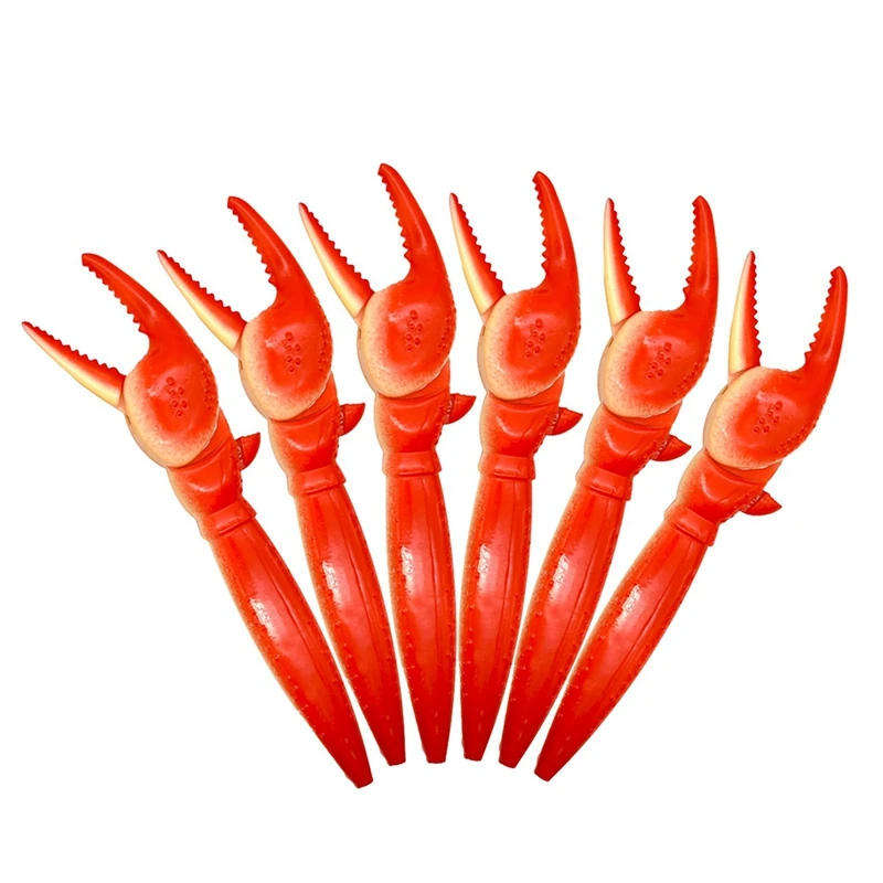 

6PCS Lobster Claw Pens Fun Ballpoint Pens Unique Pens With Black Ink Pen For Kids