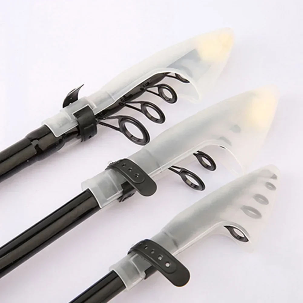 Plastikowa teleskopowa osłona na wędkę Osłona na wędkę Górny ochraniacz Prowadnice wędki Ochrona na wędkę Morska czapka Tackle