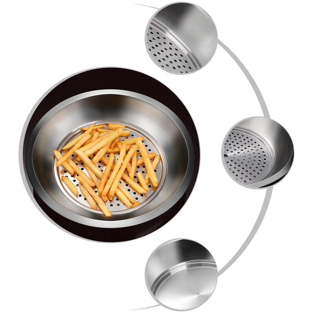 

Stainless Steel Dumpling Plate Multi-Use Snack Serving Dish Kitchen Gadget For Home Hotel Restaurant Food Grade Fruit