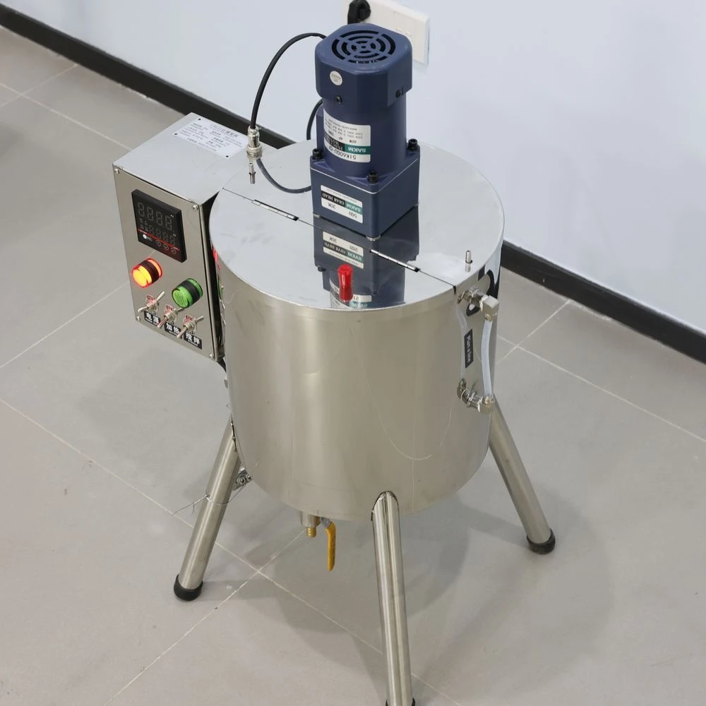15L Commercial Lipstick Filling Machine Handmade Soap Plaster Filling Machine Wax Heating Stirring Pot