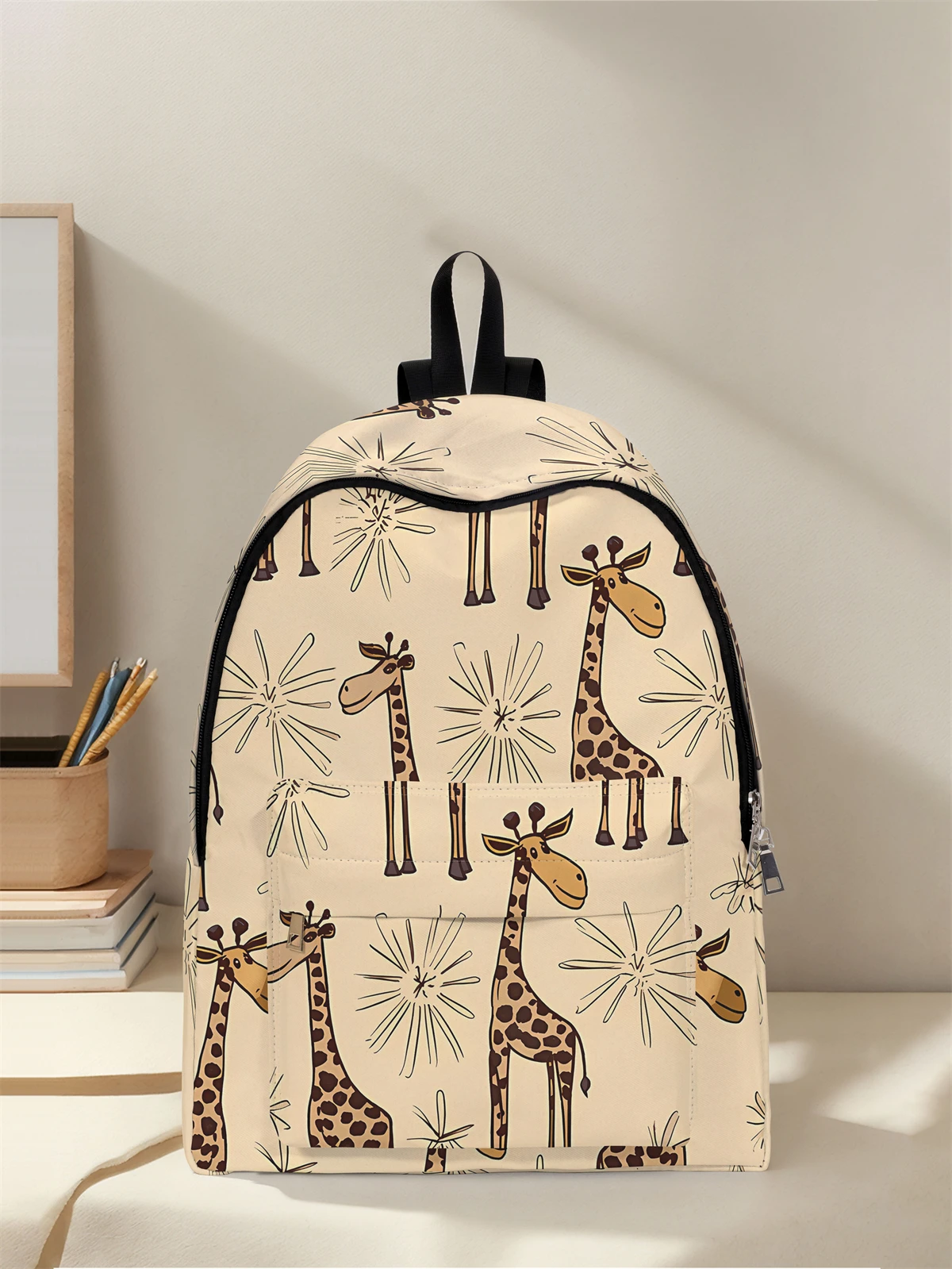 

Giraffe Pattern Backpack, New 2025, Casual Travel Backpack, Lightweight and Simple Casual Travel Backpack