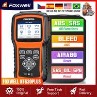 Foxwell NT630 Plus OBD2 Automotive Scanner obd Code Reader ABS Airbag SRS SAS Crash Data Reset Auto Car Diagnostic Scanner Tools