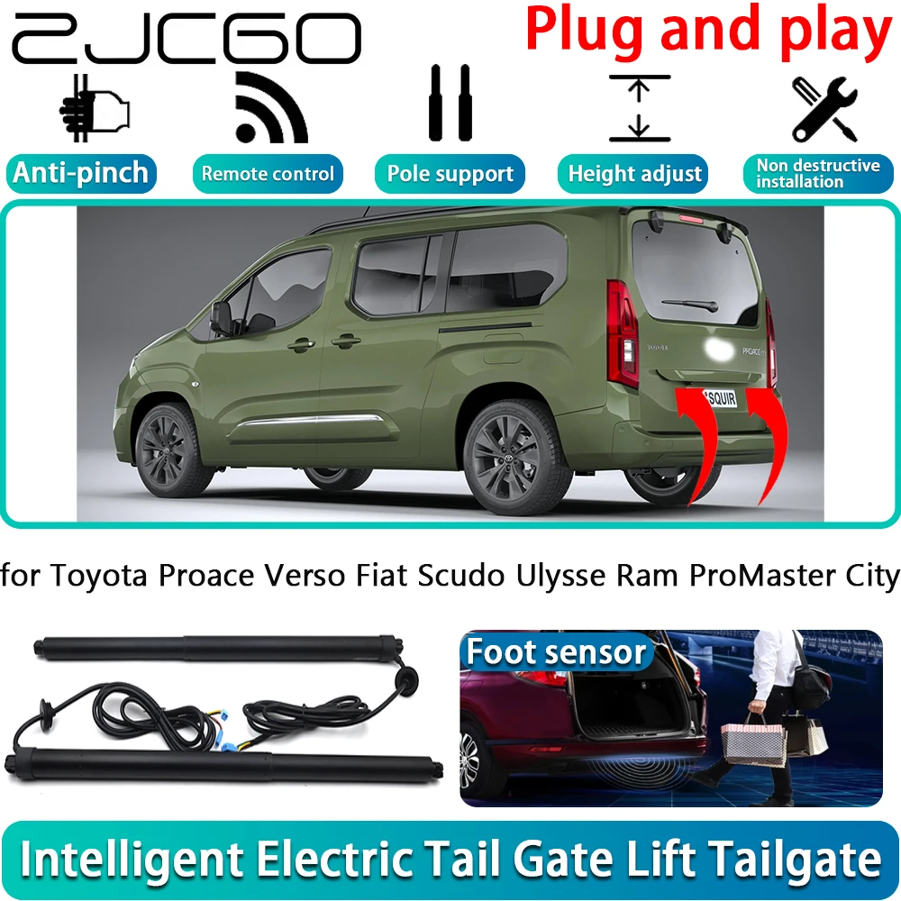 

for Toyota Proace Verso Fiat Scudo Ulysse Ram ProMaster City Electric Powered Tailgate Power Liftgate Automatic Tailgate System