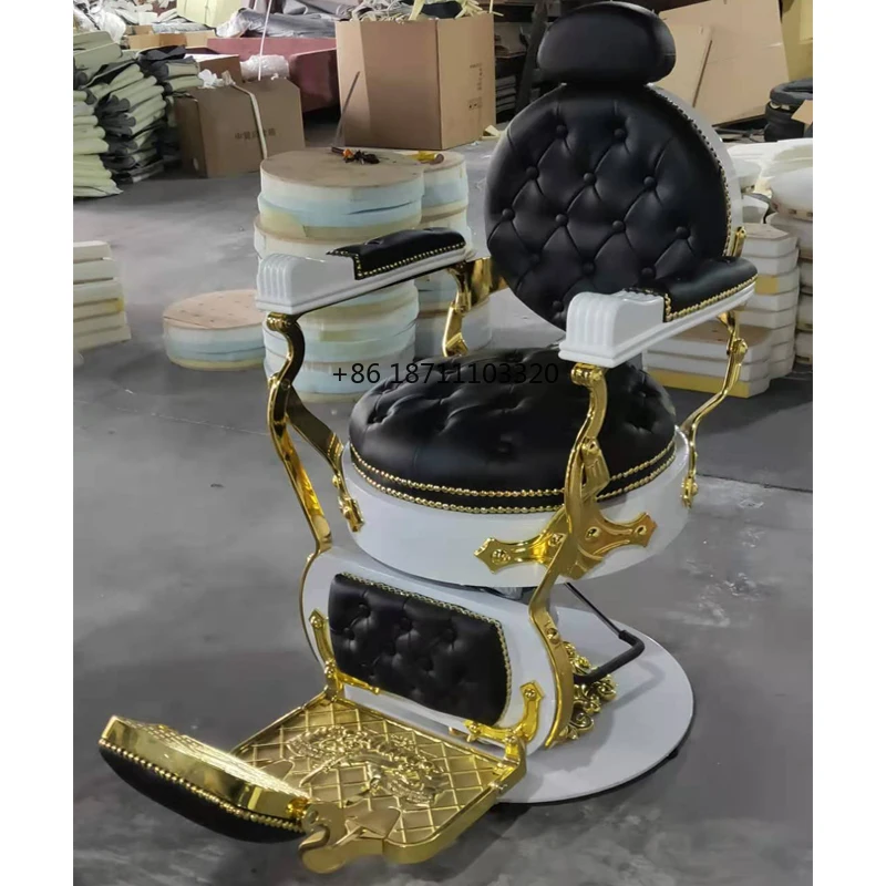 Vintage Style Hair Styling Chair For Barber Shop And Hair Beauty Salon