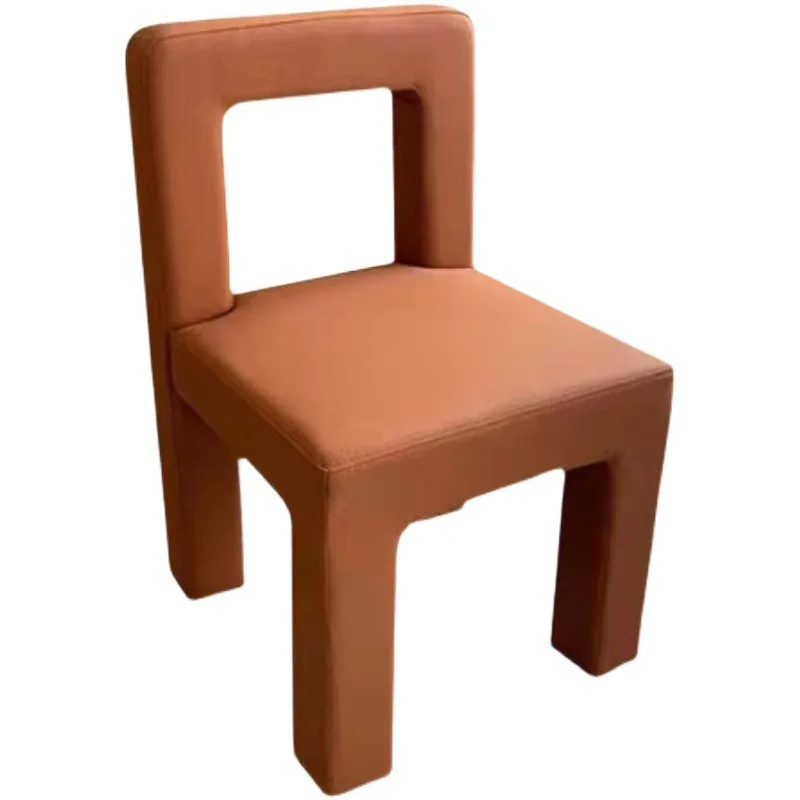 

Nordic minimalist modern geometric dining chair restaurant backrest modern negotiation chair