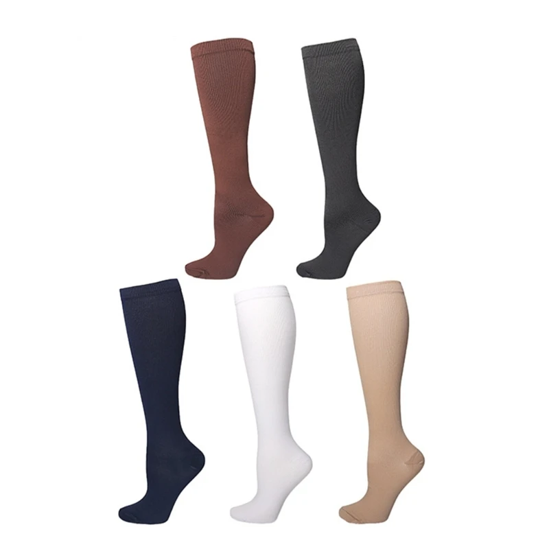 Knee High Compression Stocking Socks, 2-Pairs Sports Compression Socks Women Men