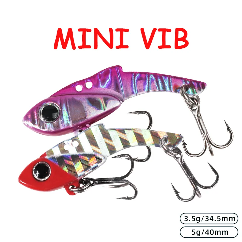 Vib Angel köder 3,5g 5g künstliche Klinge Metall sinkende Vibration Köder Swimbait Spinner Pesca für Bass Pike Barsch Forelle