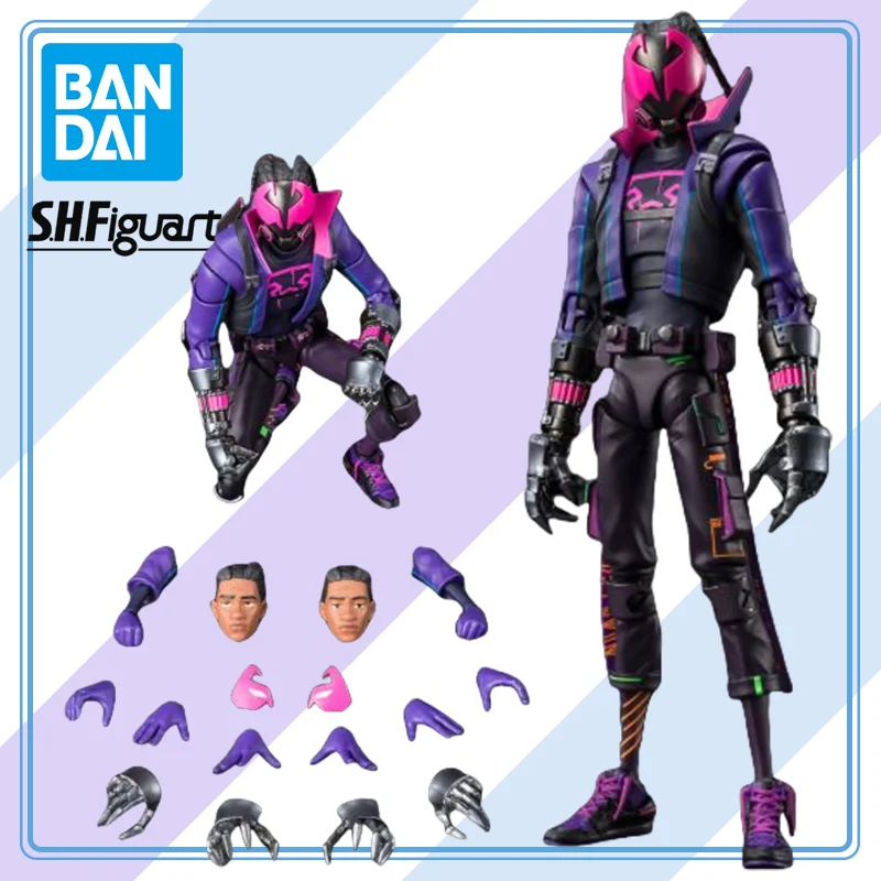 

【100%original】BANDAI Spider-Man: Across The Spider-Verse - Miles G. Morales - S.H.Figuarts Garage Kit Anime Cartoon Gifts Toys