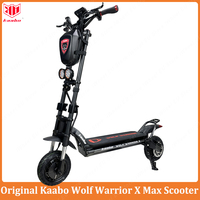 Newest Kaabo Wolf Warrior X Max 60V 27Ah 10inch Dual Motor 2*1100W Foldable Audlt Kaabo Wolf Warrior X Max Electric Scooter