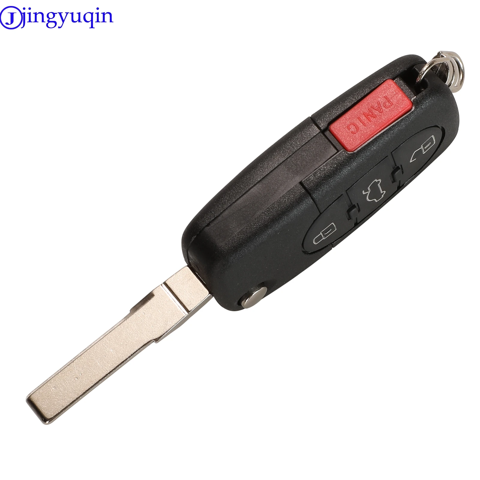 jingyuqin Remote 2/4 button Folding Car Key Shell Case For Volkswagen Vw Jetta Golf Passat Beetle Skoda Seat Polo B5