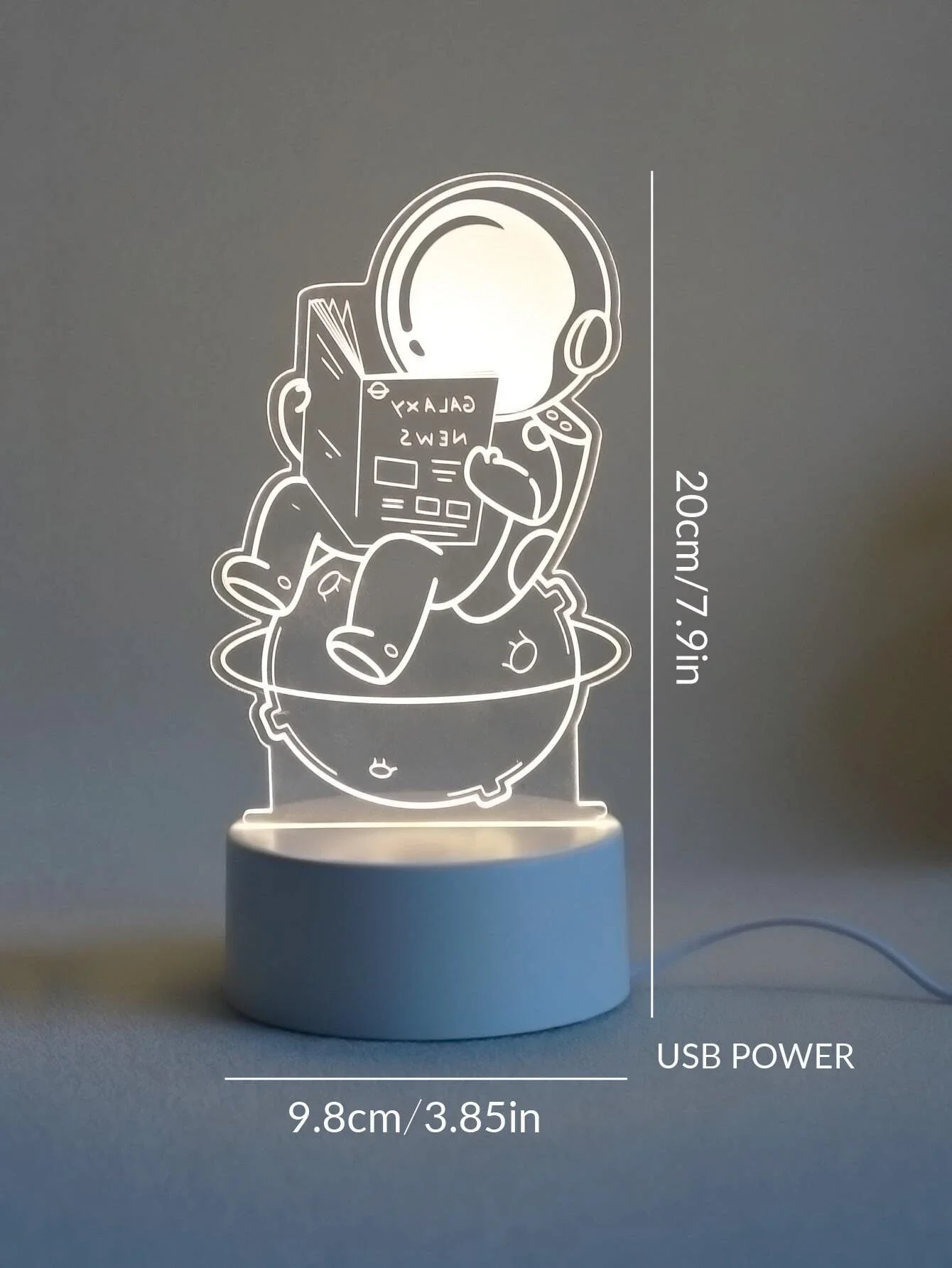 1pc Astronaut Decor Decorative Light