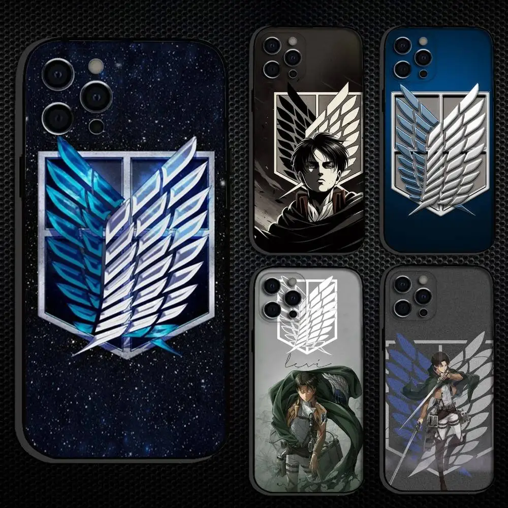 

A-Attack On T-Titan Phone Case For iPhone 16,15,14,13,12,11 Plus,Pro Max, Others Soft Black Cover