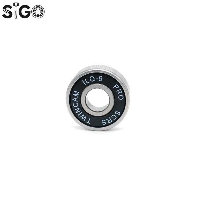 8PCS/Set 608RS ILQ-11 Black Seal Bearing ABEC-9 Skateboard Scooter 608 2RS Ball Bearing Miniature Roller Ball Bearings Kit